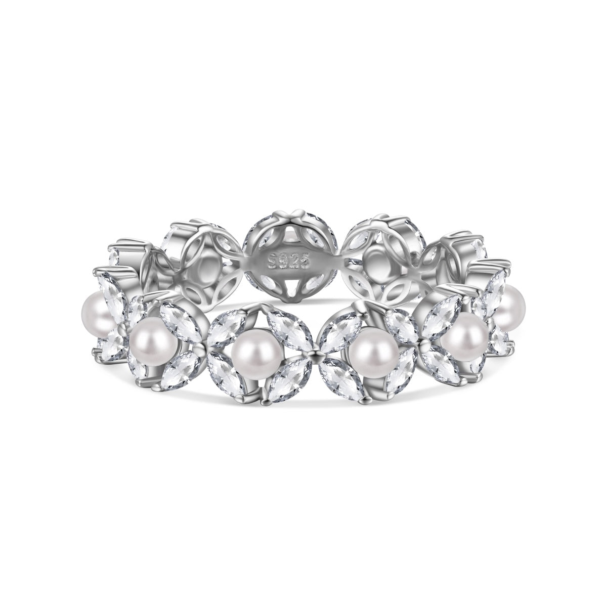 Pearl Eternity Ring