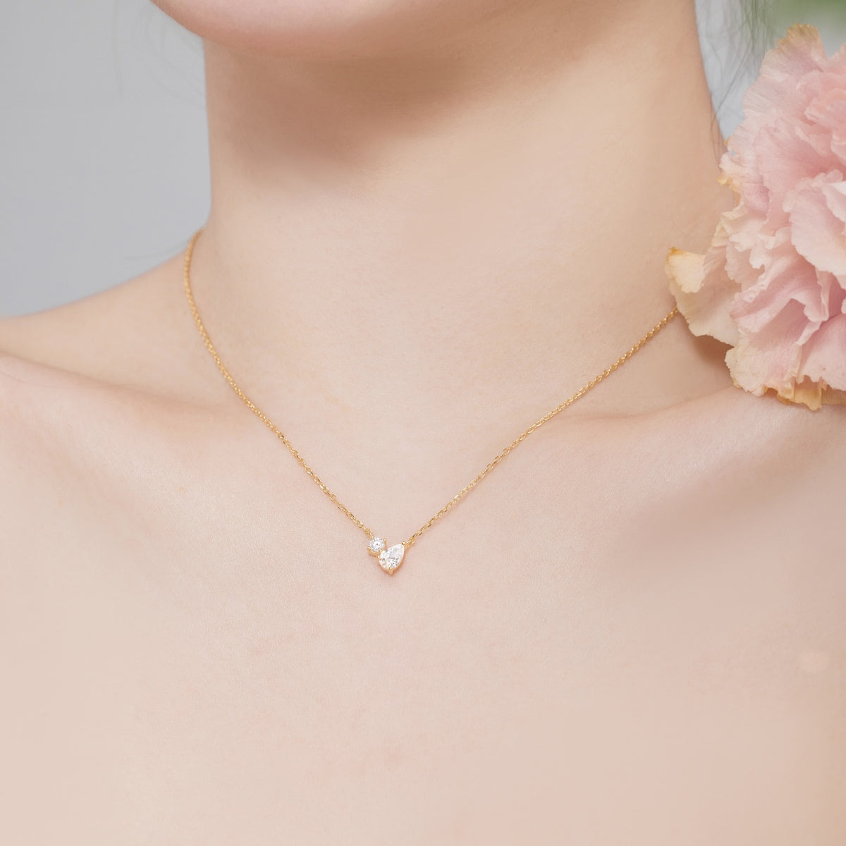 Dewdrop Duo Necklace