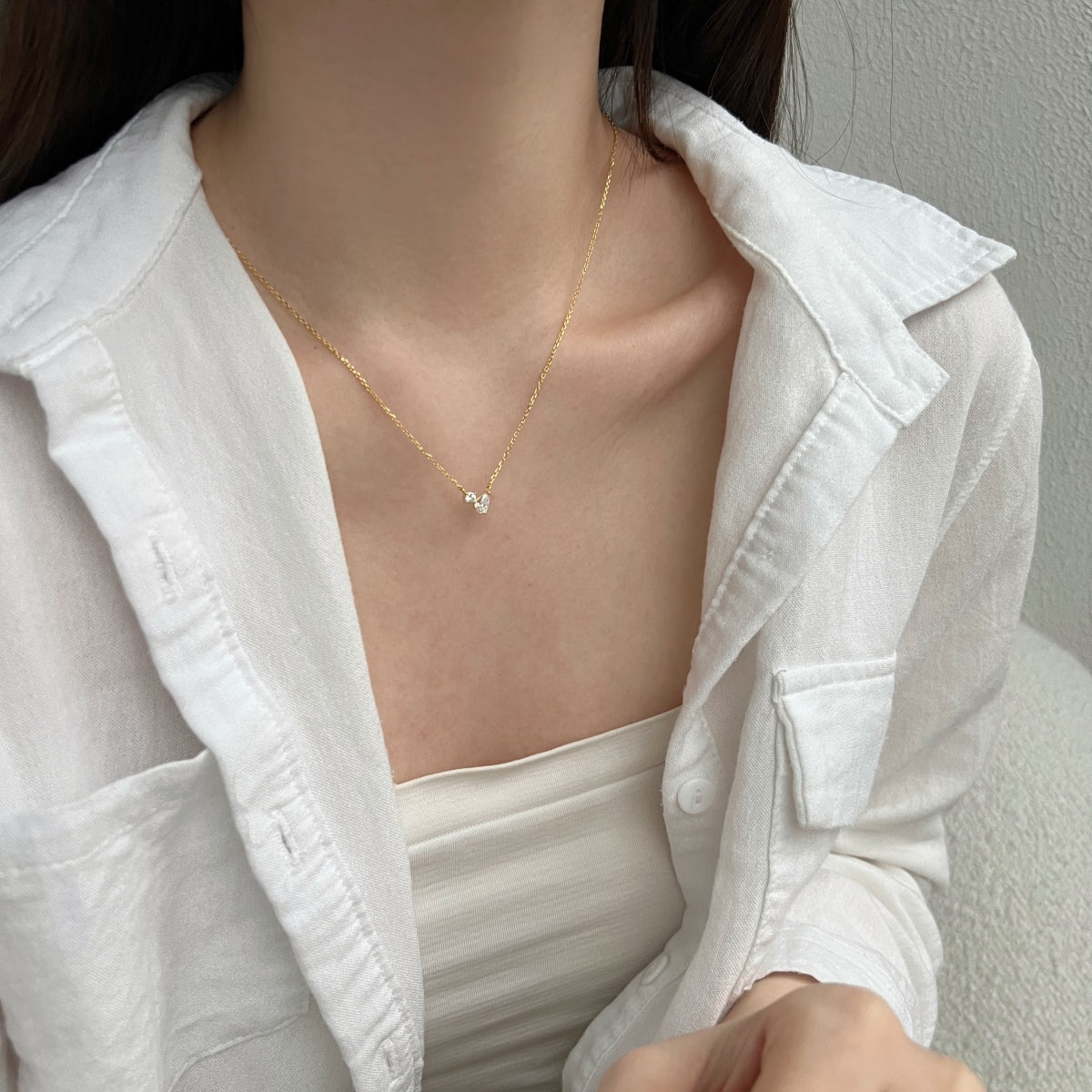 Dewdrop Duo Necklace